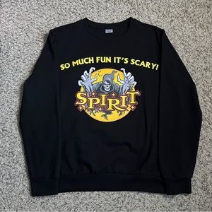 Spirit Halloween Grim Reaper Crewneck Sweatshirt Black 2021 Men's M
